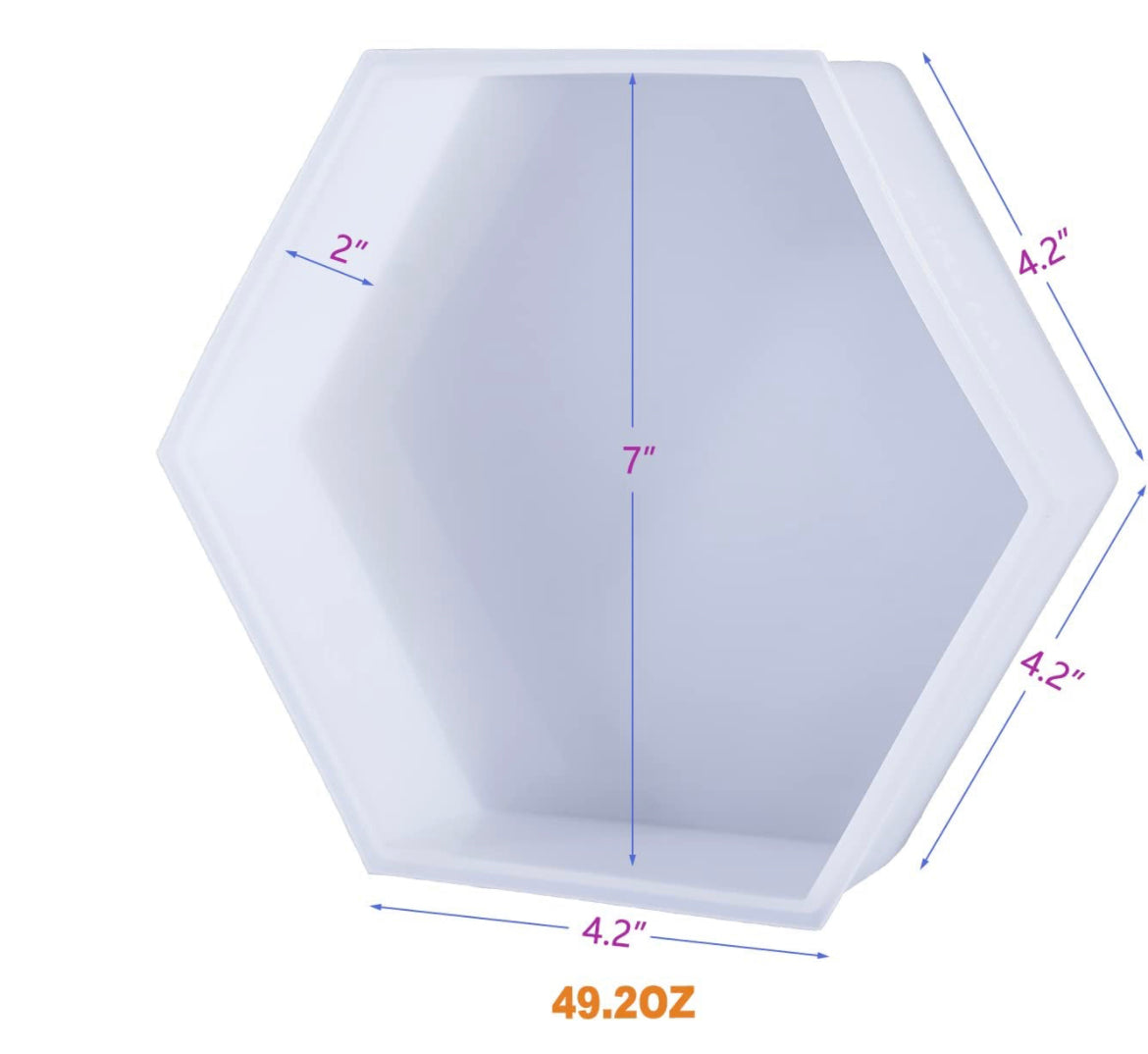 Custom Bouquet Preservation in Free-Standing Hexagon Block β 7 Inches Tall πΈβ¨- 3D Flower preservation