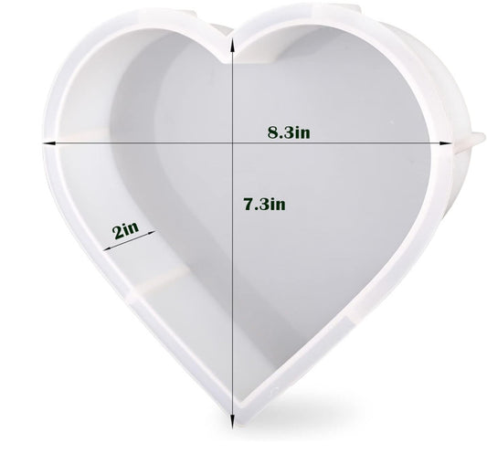Custom Bouquet Preservation in Heart-Shaped Resin Block โ 8.3" x 7.3" x 2" โค๏ธโจ- 3D Flower preservation