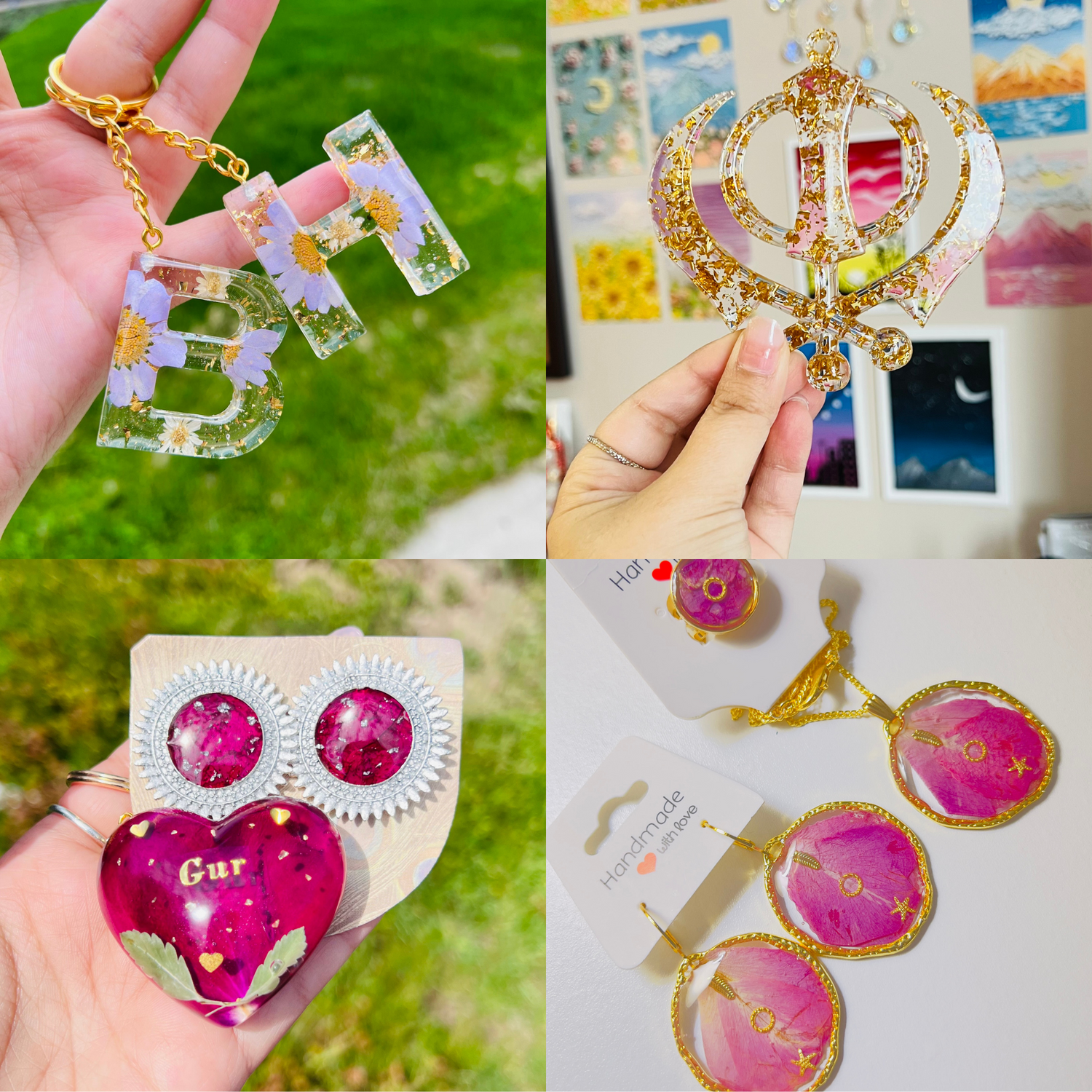 🌸 Floral Keepsake Collection – Jewelry & Mini Treasures (Custom Order Only)