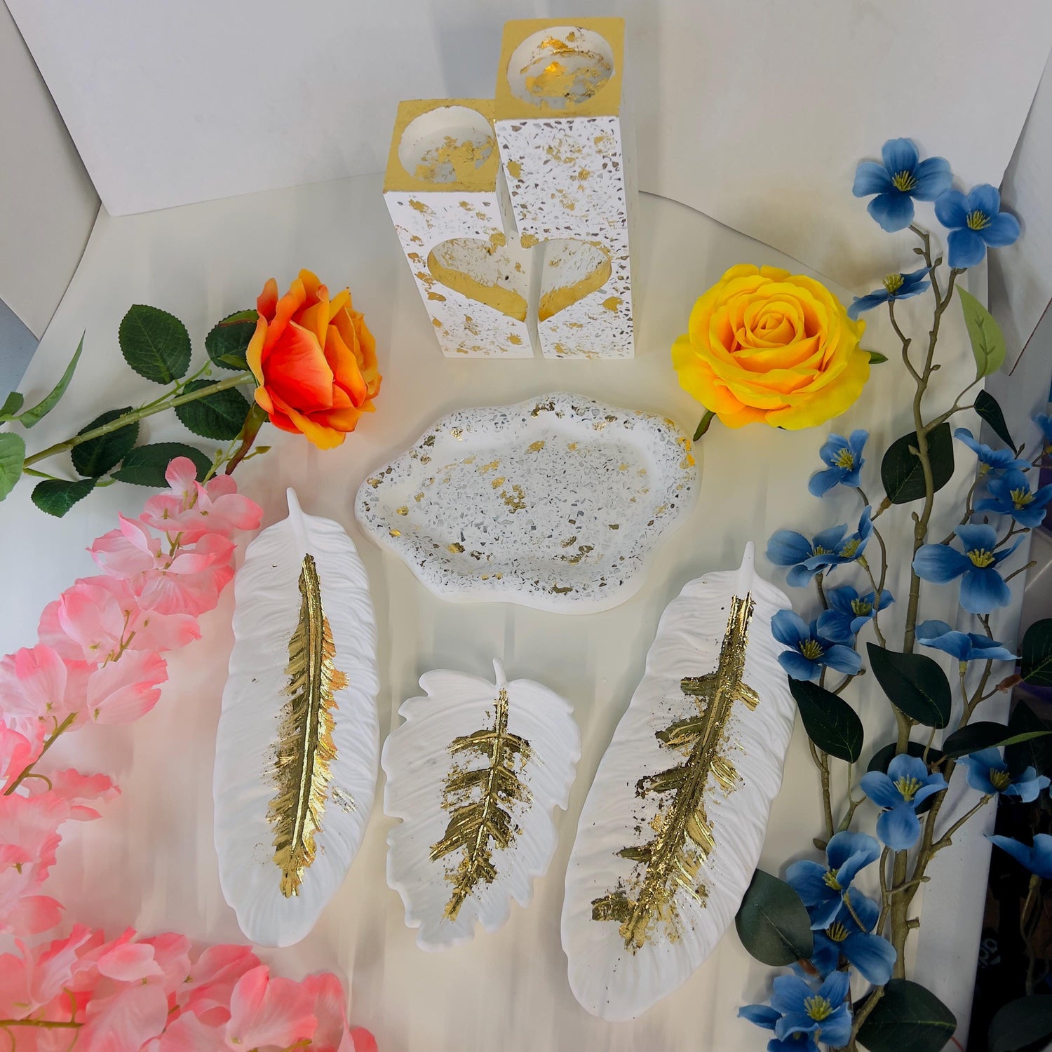 🌿 Eco-Resin Collection – Nature-Inspired Elegance (Ready to Buy)