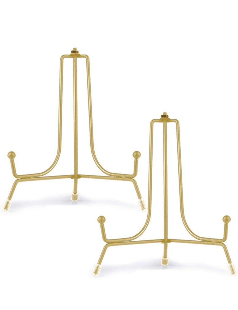 Custom Flower Preservation Frame – 6-7 Inch with Gold Metal Stand
