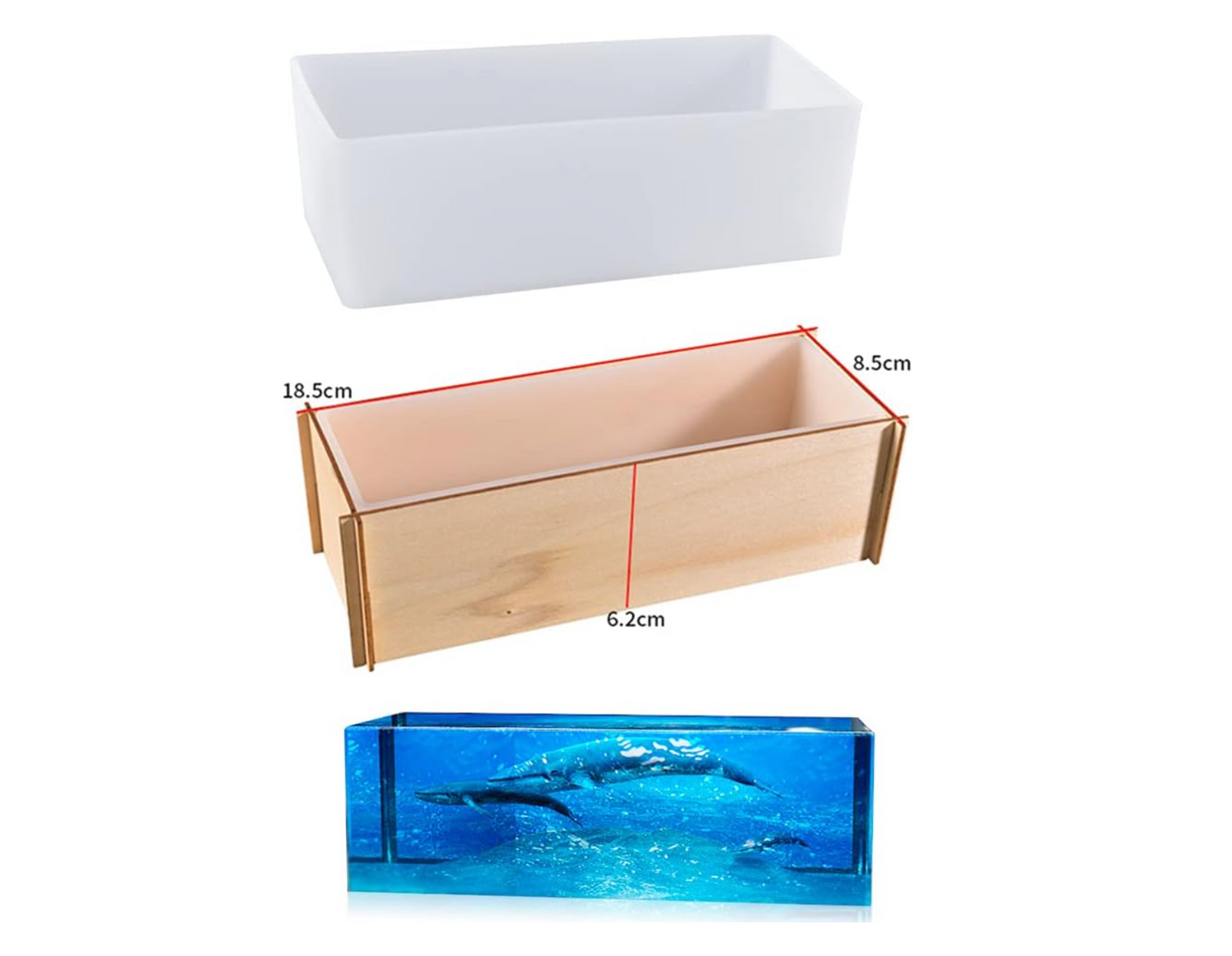 Custom Flower Preservation Resin Block - 3D Flower preservation (BestSeller)